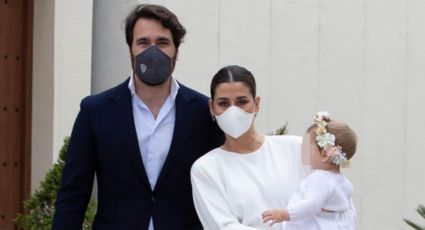 ¡Felices en familia! Elena Tablada y Javier Ungría bautizaron a su hija