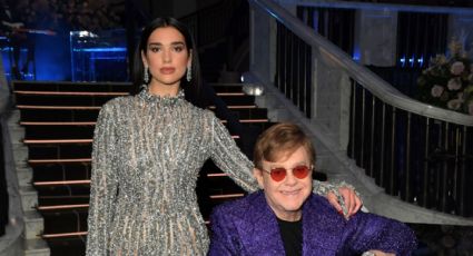 Dua Lipa y Lady Gaga acompañaron a Elton John en su fiesta de los Oscar