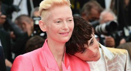 La adorable broma de Tilda Swinton a Timotheé Chalamet en Cannes 2021