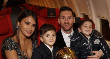 Lionel Messi disfruta de sus hijos en sus vacaciones