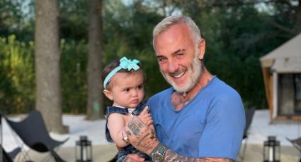 El primer viaje en avión de Blu, la hija de Gianluca Vacchi