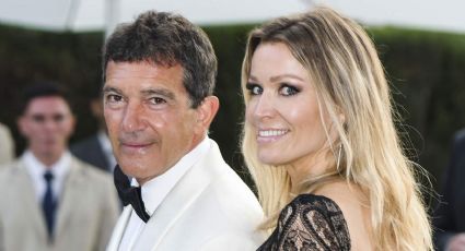 El romántico posado de Antonio Banderas y Nicole Kimpel