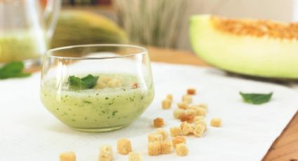 Receta fácil y rápida: ¿Cómo hacer un gazpacho de melón?