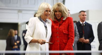 Los lujosos looks de Camilla Parker y Brigitte Macron en París