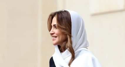 El elegante traje de Rania de Jordania