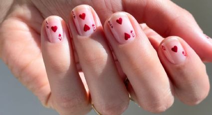 Las uñas corazón que son tendencia este invierno