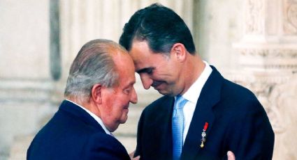 El reencuentro de Felipe VI y el rey Juan Carlos