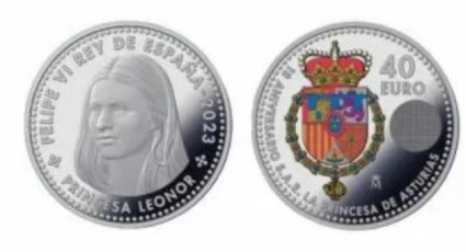 Conoce en detalle la moneda que lleva el rostro de la Princesa Leonor