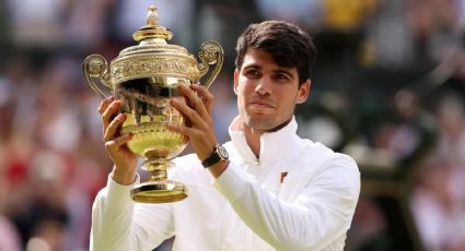 El particular festejo de Carlos Alcaraz tras ganar Wimbledon