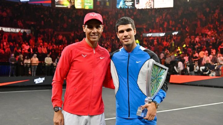 ¡Histórico! Rafael Nadal cumple el mayor anhelo de Carlos Alcaraz