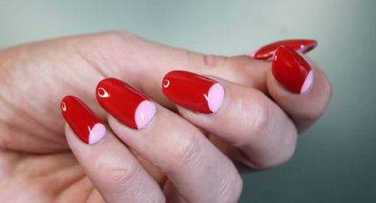 ¡Moon Manicure en rojo! La nueva fiebre de uñas que causa furor en las redes sociales