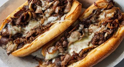 La receta perfecta de philly cheesesteak, un clásico gastronómico de los Estados Unidos